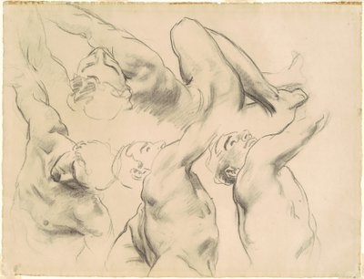 Studies for "Heaven" and "Hell" by John Singer Sargent