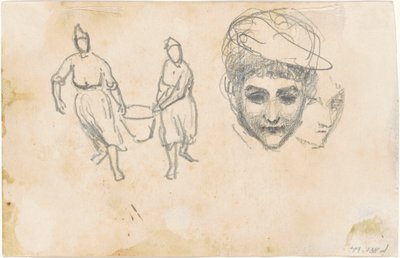 Studies of Peasants, 1870-1872 by John Singer Sargent