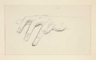 Study of a Hand by John Singer Sargent