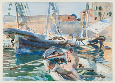 Unloading Plaster by John Singer Sargent