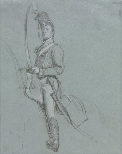 A Hussar Officer on Horseback by John Singleton Copley