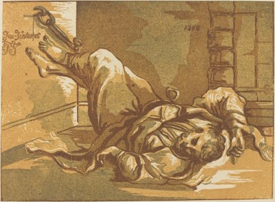 Man in Chains by John Skippe after Jacopo Tintoretto
