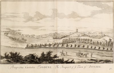 The Prospect of the Town of Dundee by John Slezer