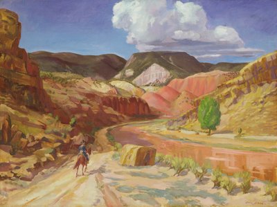 Chama Running Red by John French Sloan