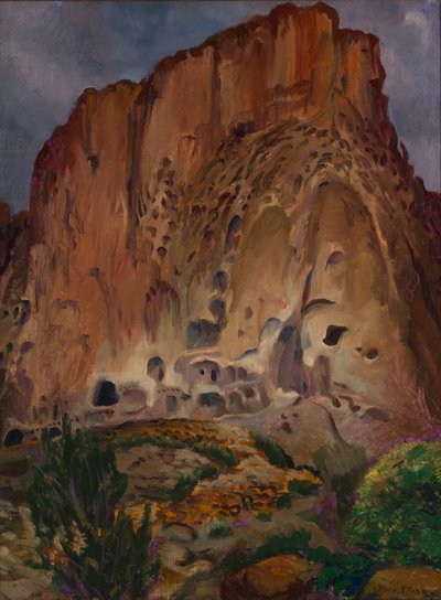 Cliff Dwellings, Pajarito by John French Sloan