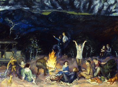 Picnic on the Ridge by John French Sloan
