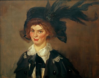 The Hawk (Yolande in Large Hat) by John French Sloan