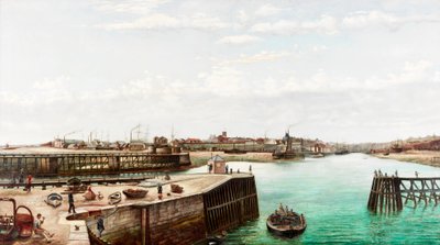 Sunderland Harbour, 1883 by John Smith 2