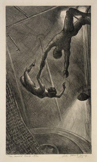 The Missed Leap by John Steuart Curry
