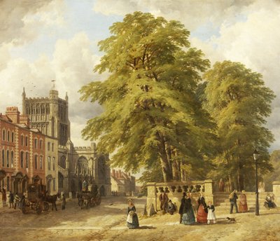 View of College Green by John Syer