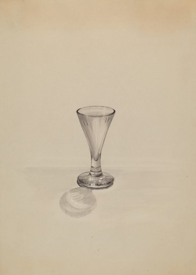 Cordial Glass, c. 1936 by John Tarantino