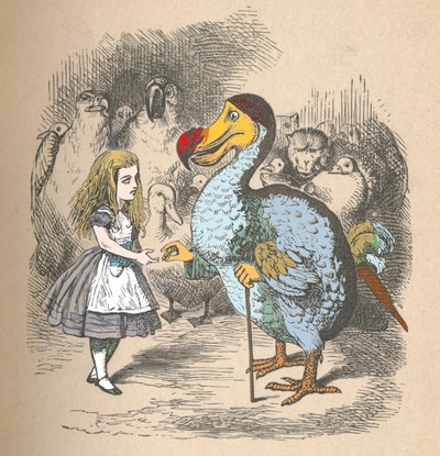 Alice and the Dodo by John Tenniel