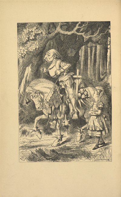 Alice and the White Knight by John Tenniel
