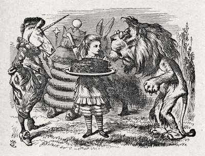 Alice the Lion and by John Tenniel