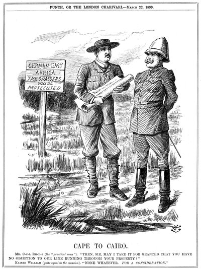 Cape to Cairo by John Tenniel