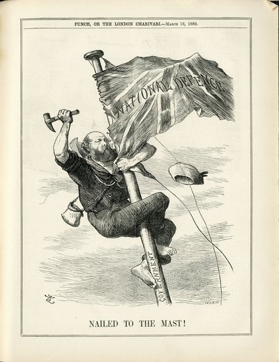 Illustration of John Tenniel in Punch by John Tenniel