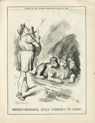 Illustration of John Tenniel in Punch by John Tenniel