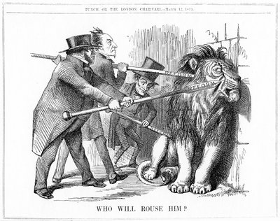 Who Will Rouse Him? 1859 by John Tenniel