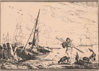 Harbour Scene by John Thomas Serres