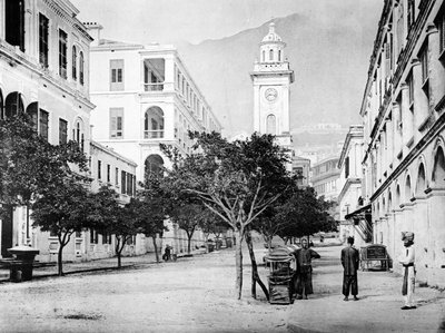 Pedder Street Clock Tower, Hong Kong, c.1868-71 by John Thomson