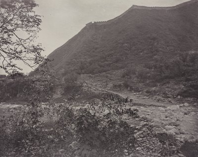 View of the Great Wall, China by John Thomson