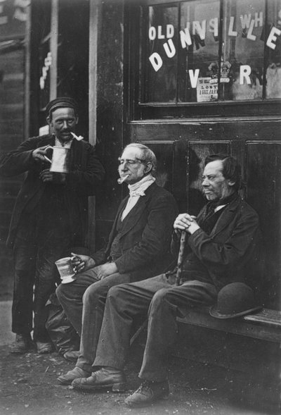 Wall Workers, c.1877 (B/W Photo) by John Thomson