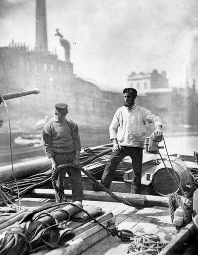 Workers on the 