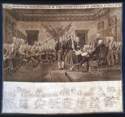 Handkerchief by John Trumbull