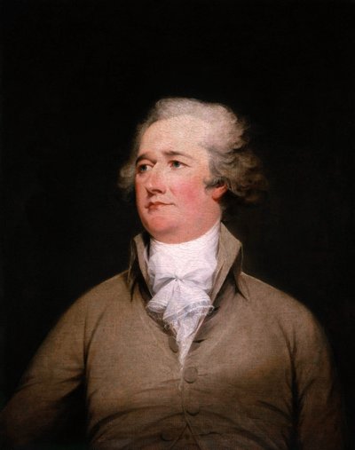 Portrait of Alexander Hamilton by John Trumbull