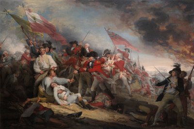 The Battle of Bunker by John Trumbull