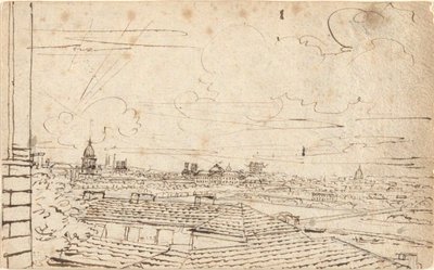 View of Paris by John Trumbull