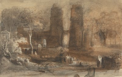A Romantic Landscape by John Varley