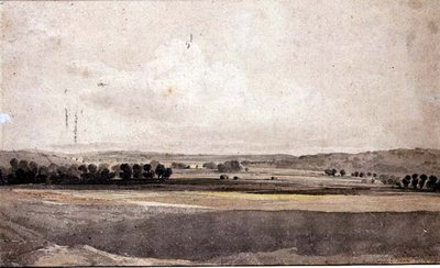 Near Handborough, Oxon by John Varley