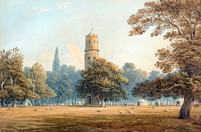 The Tower at Berkhampstead by John Varley