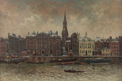 Quayside, Newcastle upon Tyne, 1886 by John Wallace