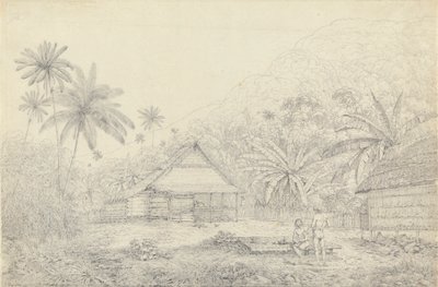 View in the Island of Krakatoa by John Webber