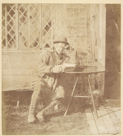 Man Reading a Book by John Whistler