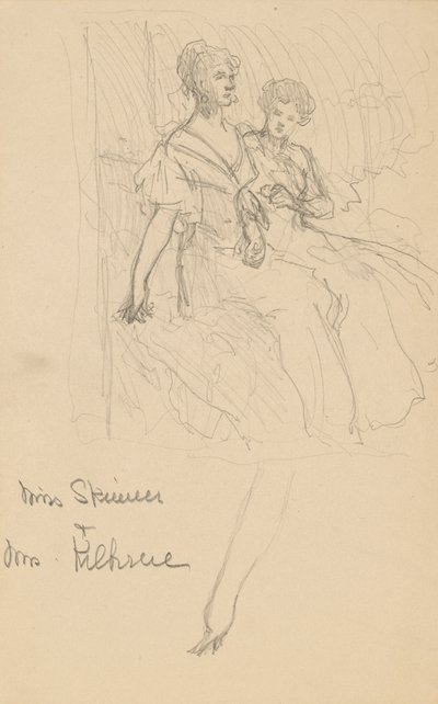 Study for The Skinner Sisters by John White Alexander