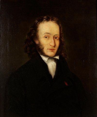 Portrait of Niccolò Paganini, 1782-1840, 1836 by John Whittle
