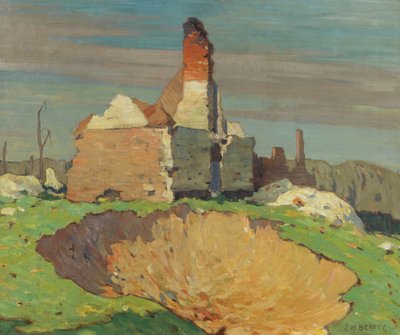 A Shell Hole by John William Beatty