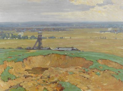 Lievin from Vimy Ridge, 1914-19 by John William Beatty