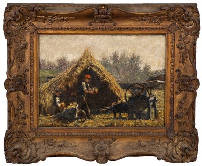 Chopping Beet, c.1880 by John William Buxton Knight
