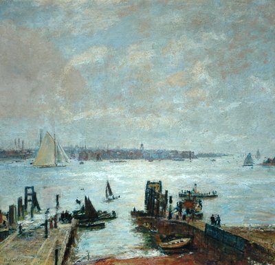 Portsmouth Harbour by John William Buxton Knight