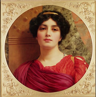 Classical Lady by John William Godward
