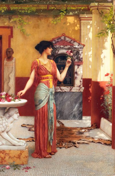 The Bouquet by John William Godward