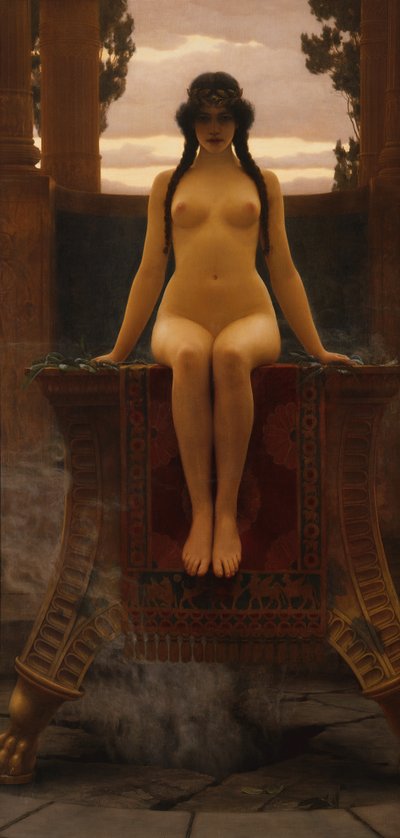 The Delphic Oracle by John William Godward