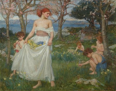 Spring Song. 1913 by John William Waterhouse