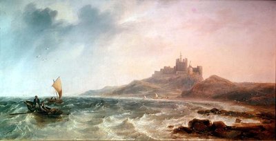 Bamburgh Castle by John Wilson Carmichael