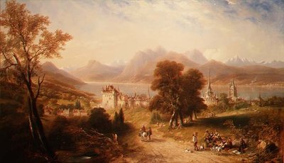 Lake Lucerne by John Wilson Carmichael