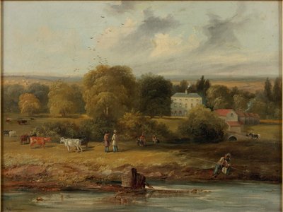 Landscape with a Country House, 1838 by John Wilson Carmichael
